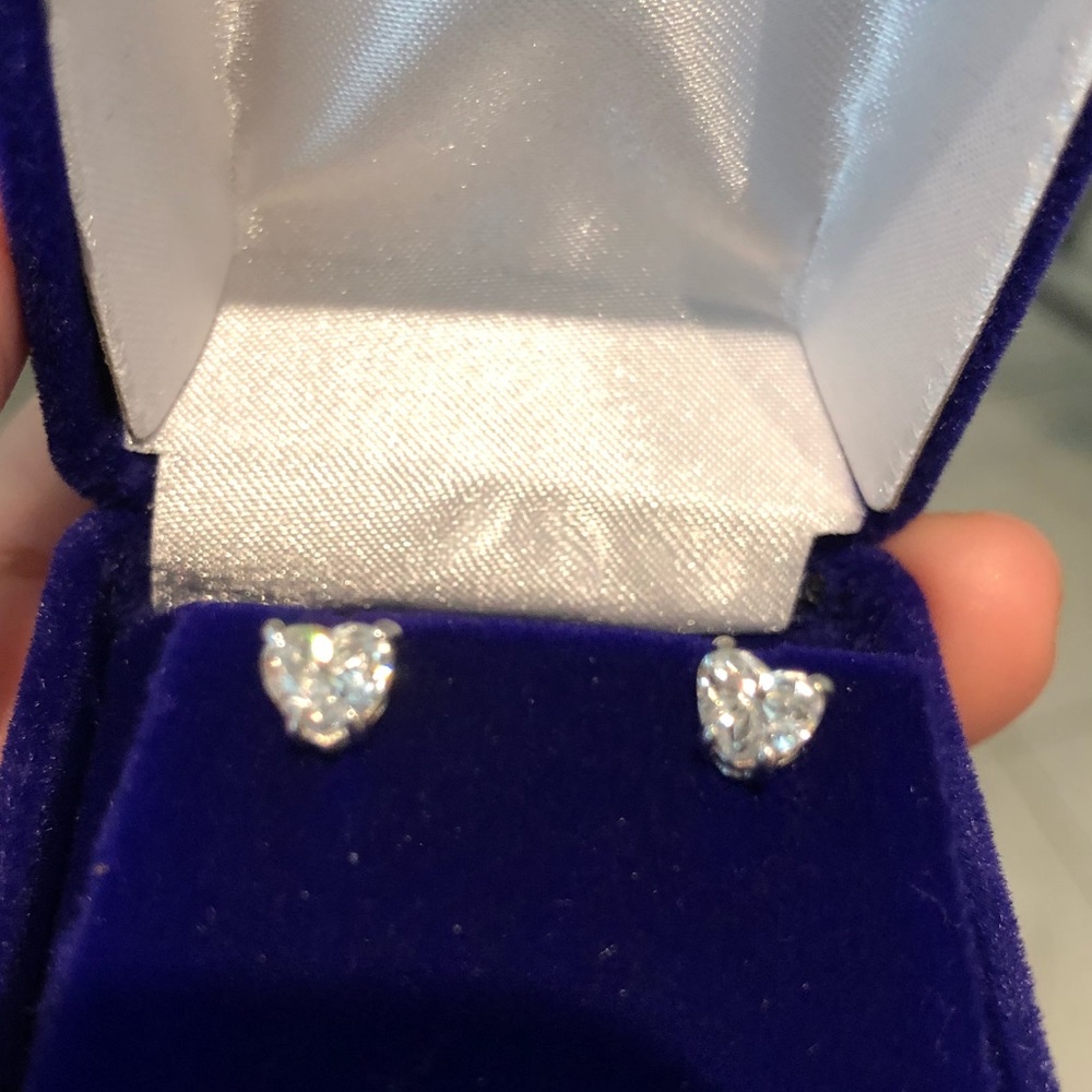 Heart Shape Diamond earrings